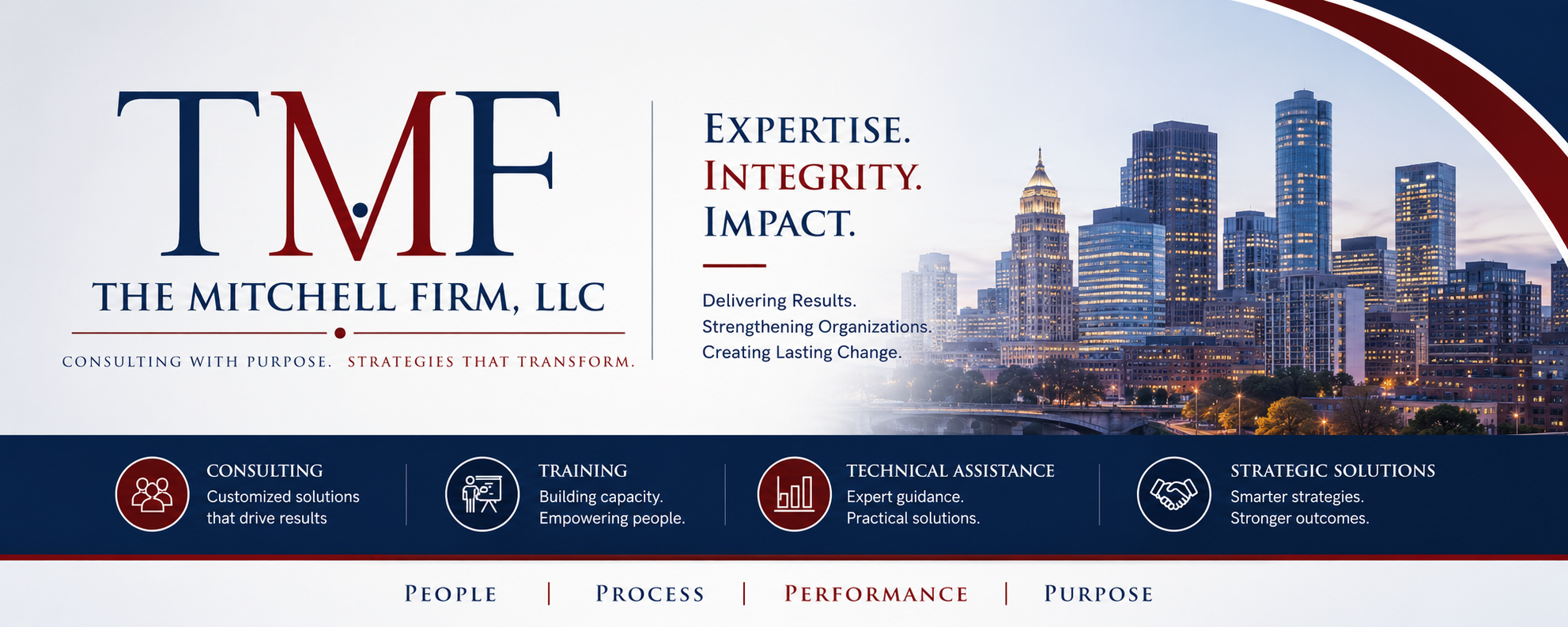 The Mitchell Firm, LLC — Expertise. Integrity. Impact. Consulting with Purpose. Strategies that Transform.